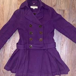 Purple Steve Madden Pea Coat Size M